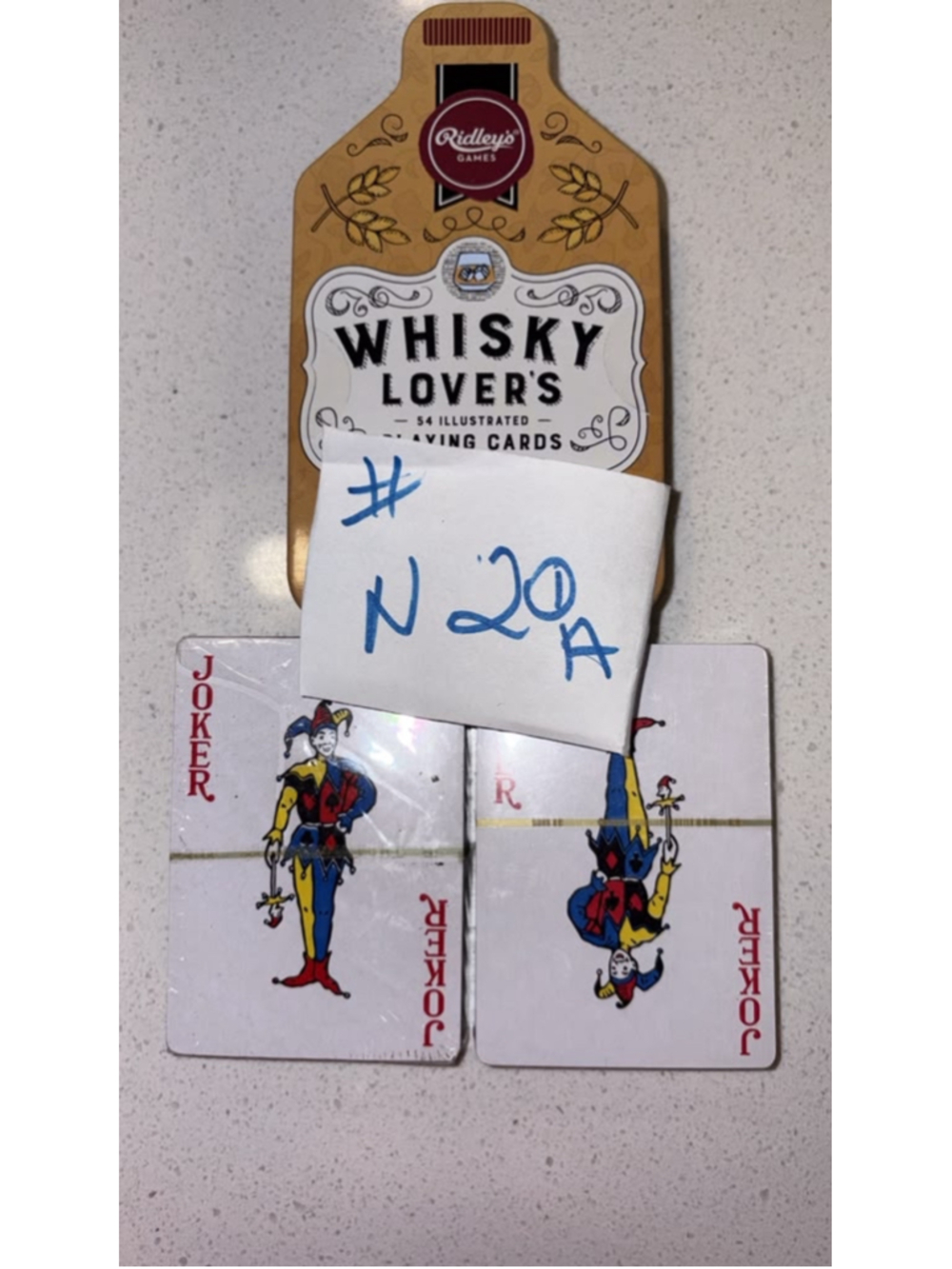 Ridley's Games Unisex Whisky Lover's Playing Cards One Size Beige Black #N20a